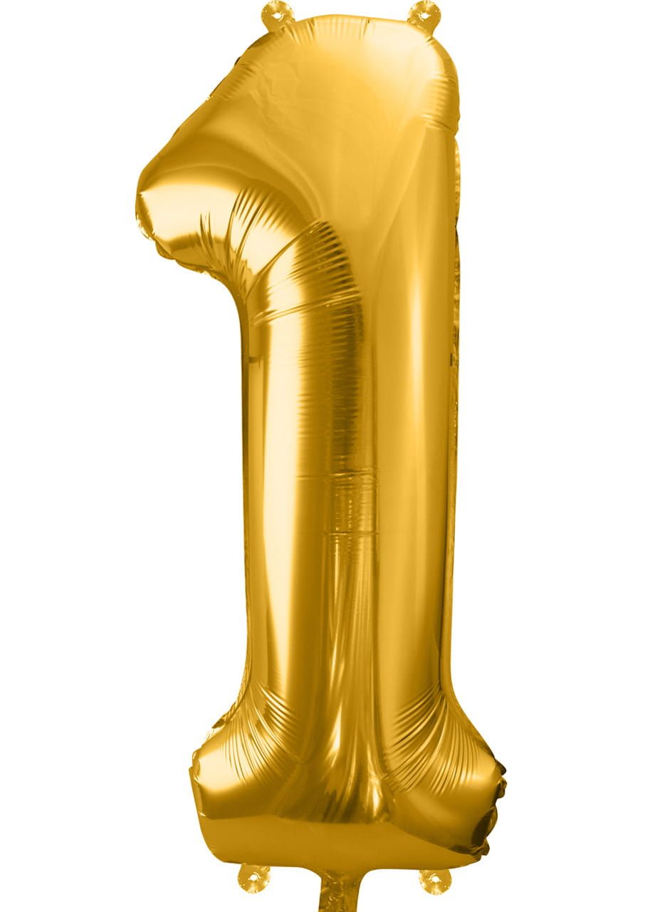 Balon foliowy CYFRA 1 zoty 86cm