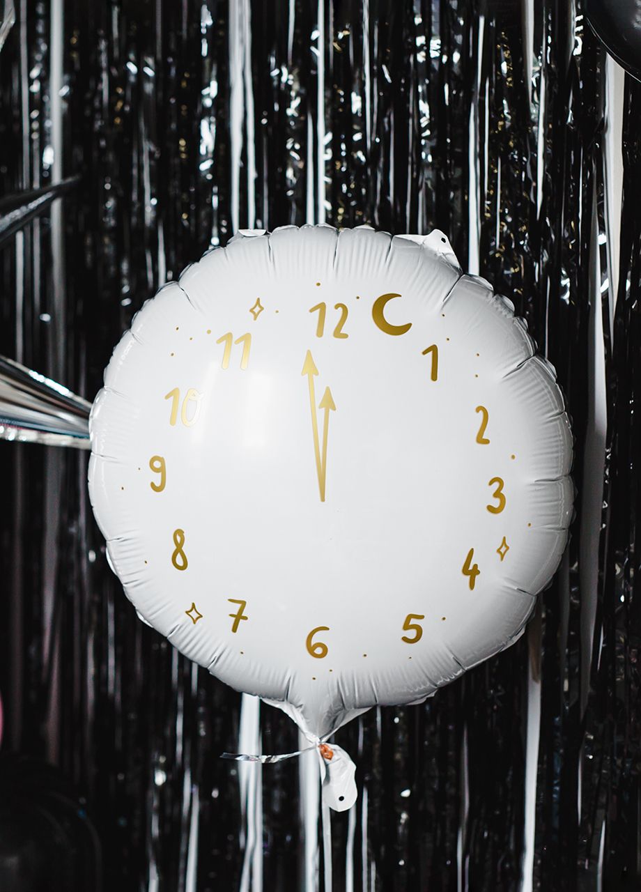 Balon na sylwestra ZEGAR biay 45 cm