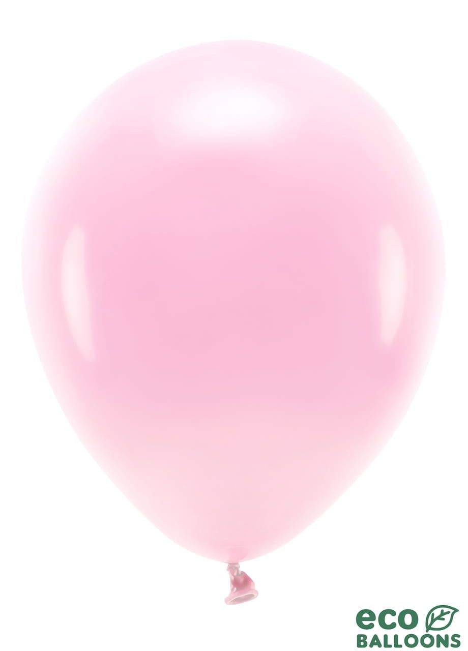 Balony ekologiczne jasnorowe 30cm (10szt.)