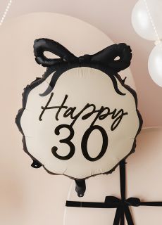 Balon na 30 urodziny HAPPY 30