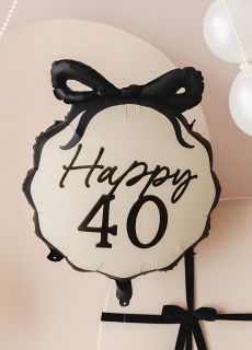 Balon na 40 urodziny HAPPY 40