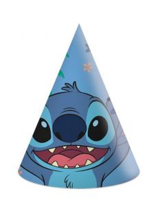 Czapeczki na urodziny STITCH 6 szt.