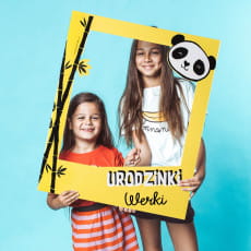 Foto ramka PANDA ramka do zdj na urodziny dziecka