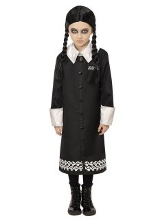 Strj Wednesday Addams RODZINA ADDAMSW 10-12 lat