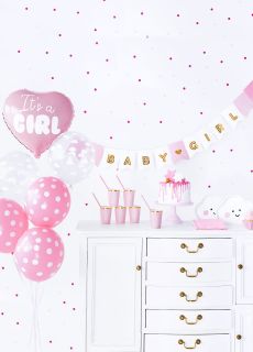 Party box zestaw dekoracji na BABY SHOWER rowy